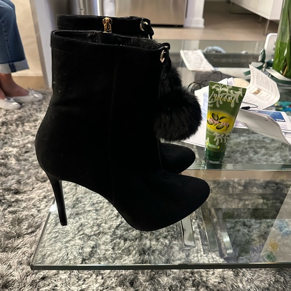 Michael Kors Black Suede Booties - Picture 2 of 3